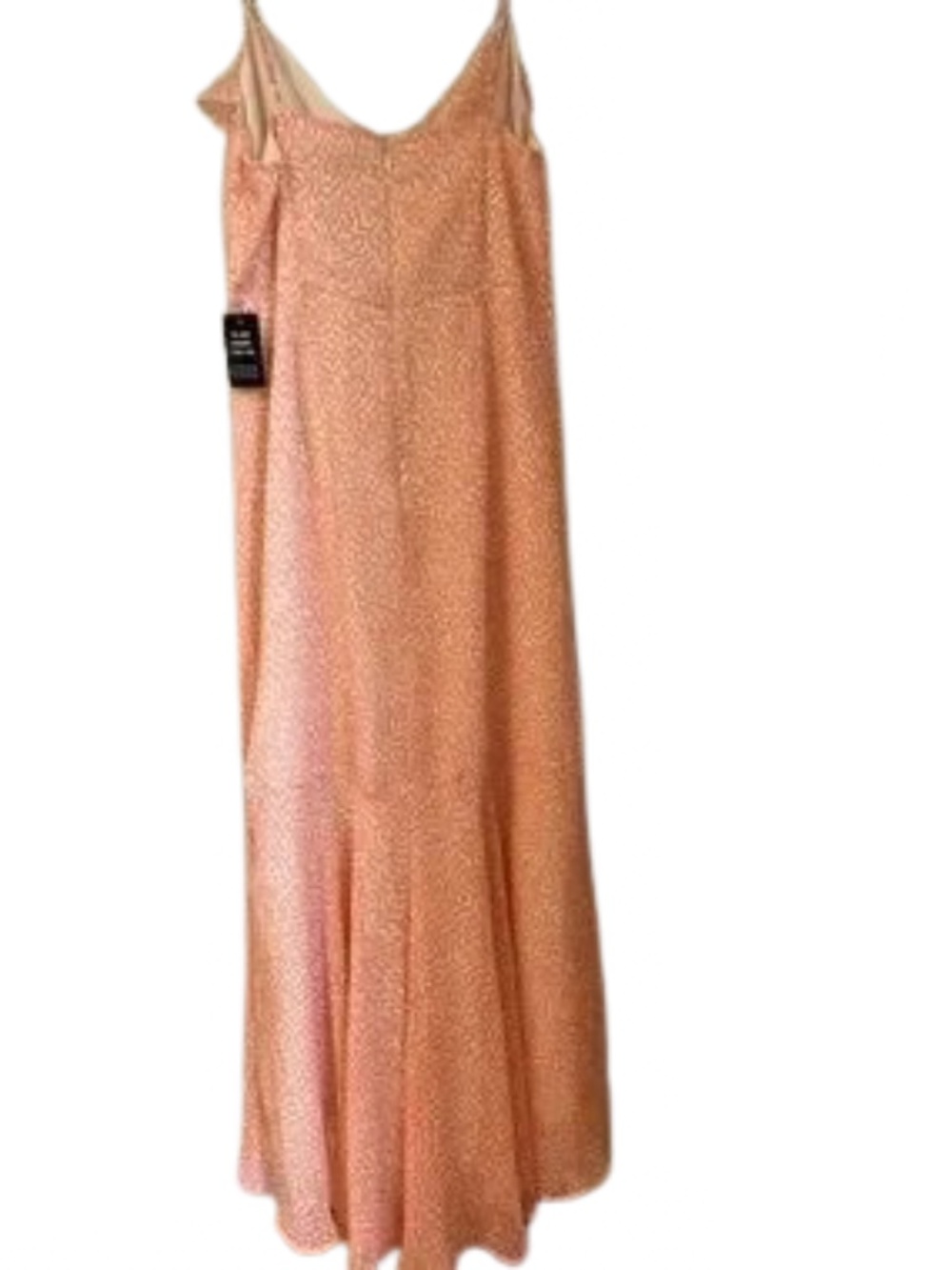 Express Peach High-Low Slip Dress - Picture 3 of 6